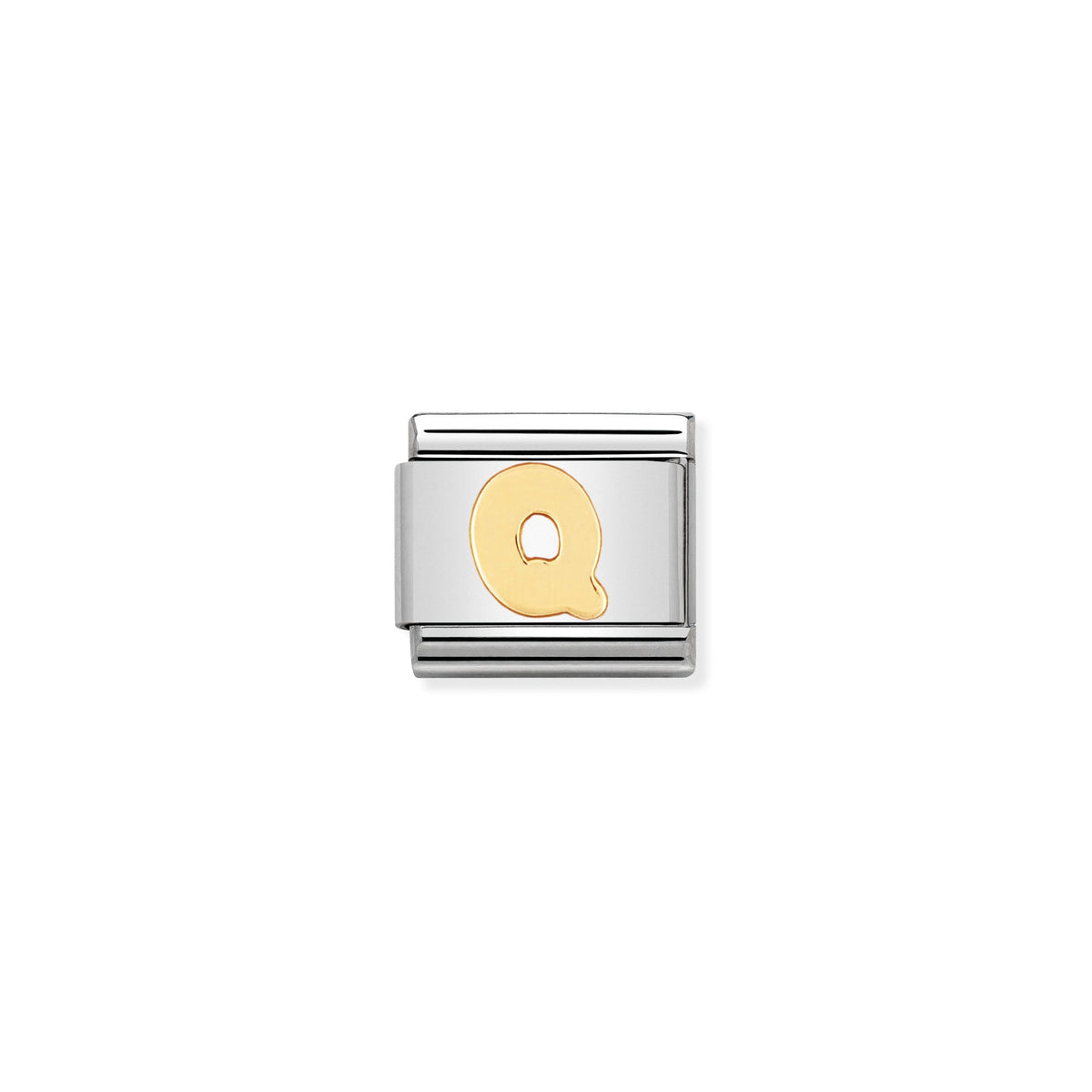 NOMINATION Composable Classic Link 030101/17 Letter Q in 18ct Gold