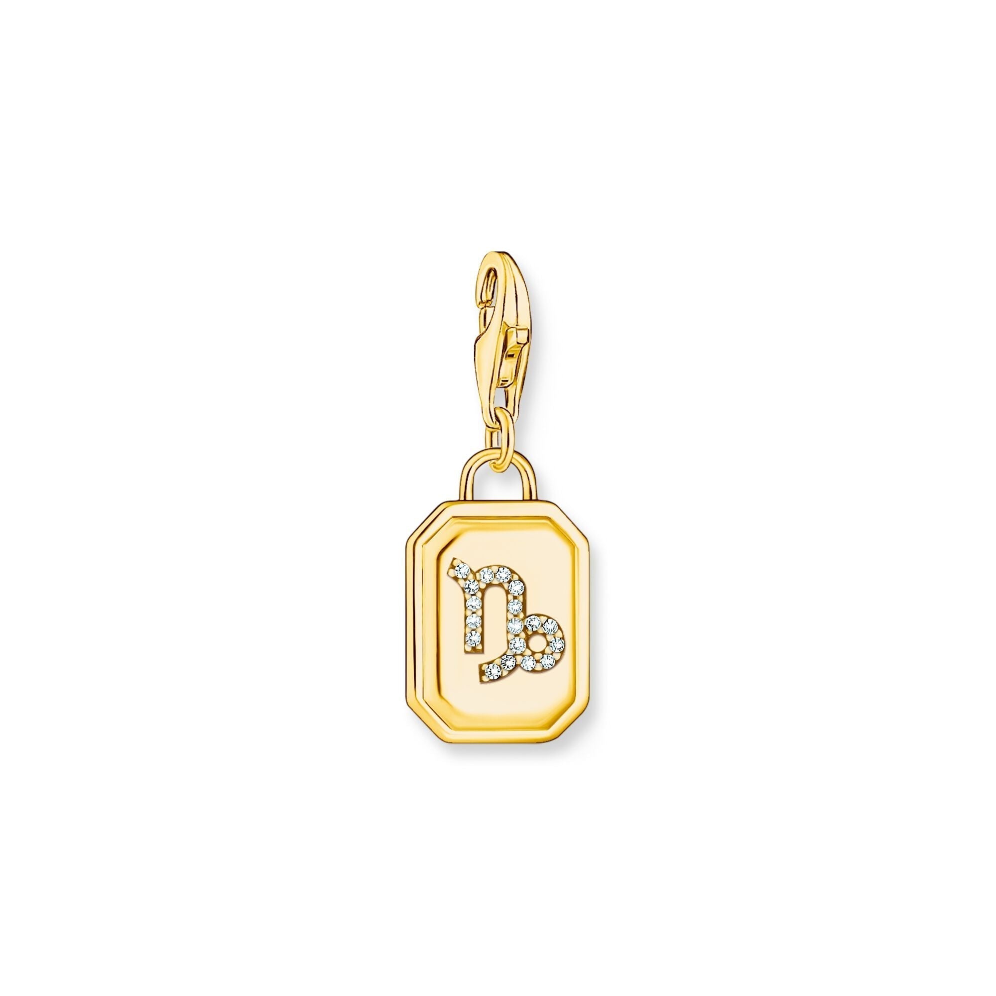 THOMAS SABO Charm Pendant Capricorn Zodiac Sign Gold
