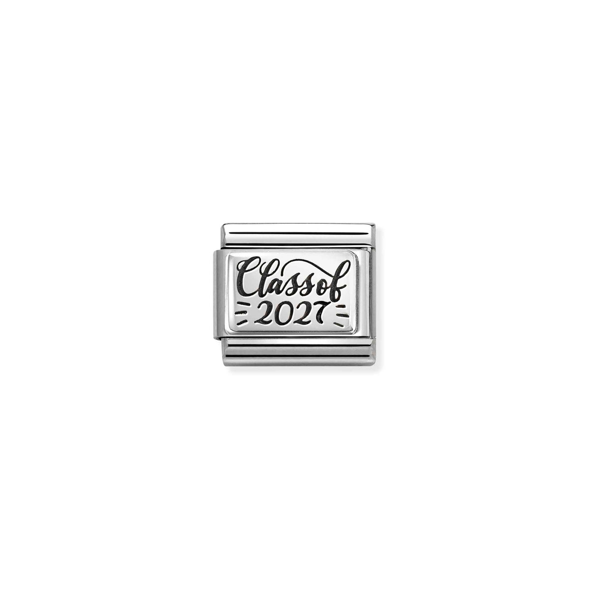 NOMINATION Composable Classic Link 330102/67 Class of 2027 in Silver