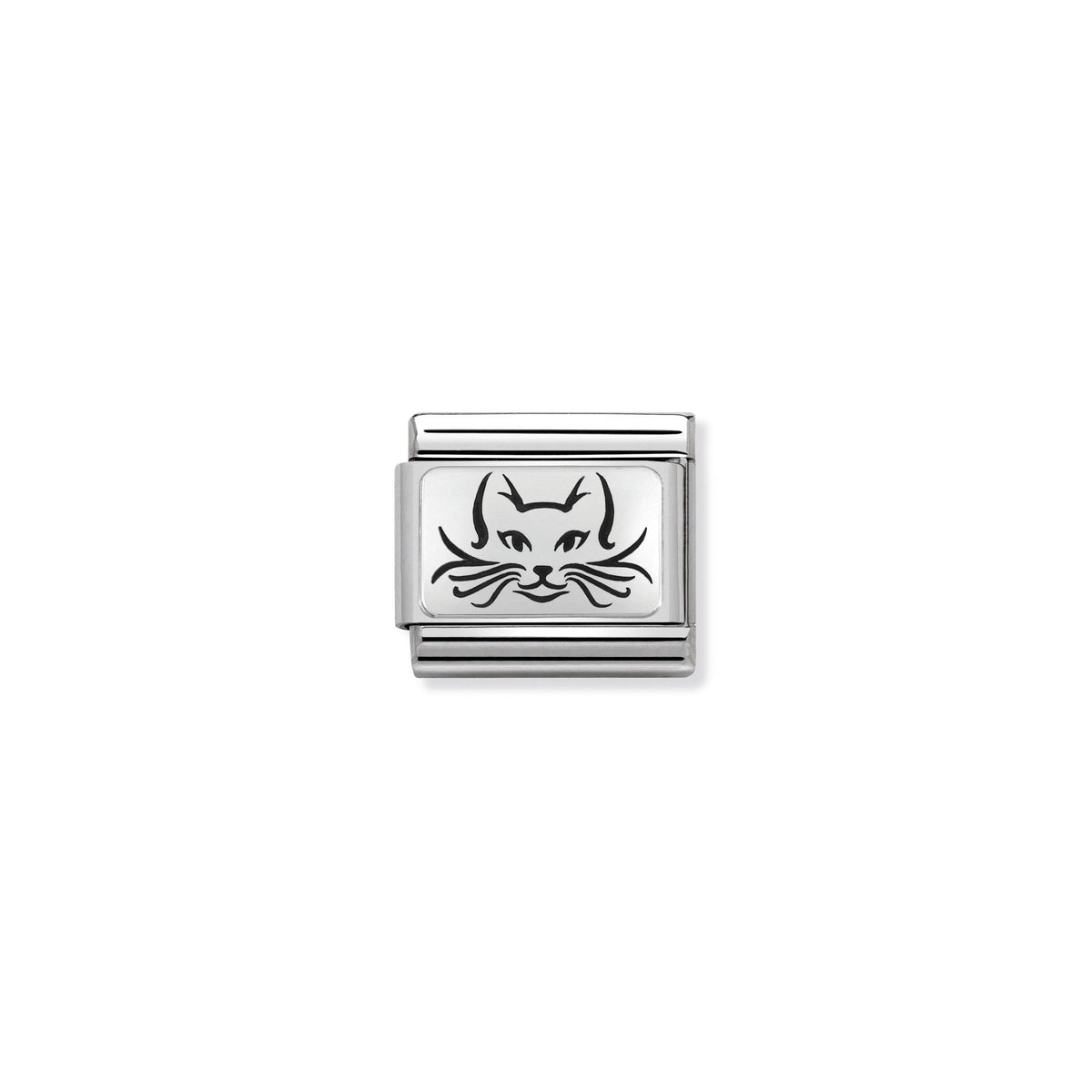 NOMINATION Composable Classic Link 330109/05 Cat in 925 Silver