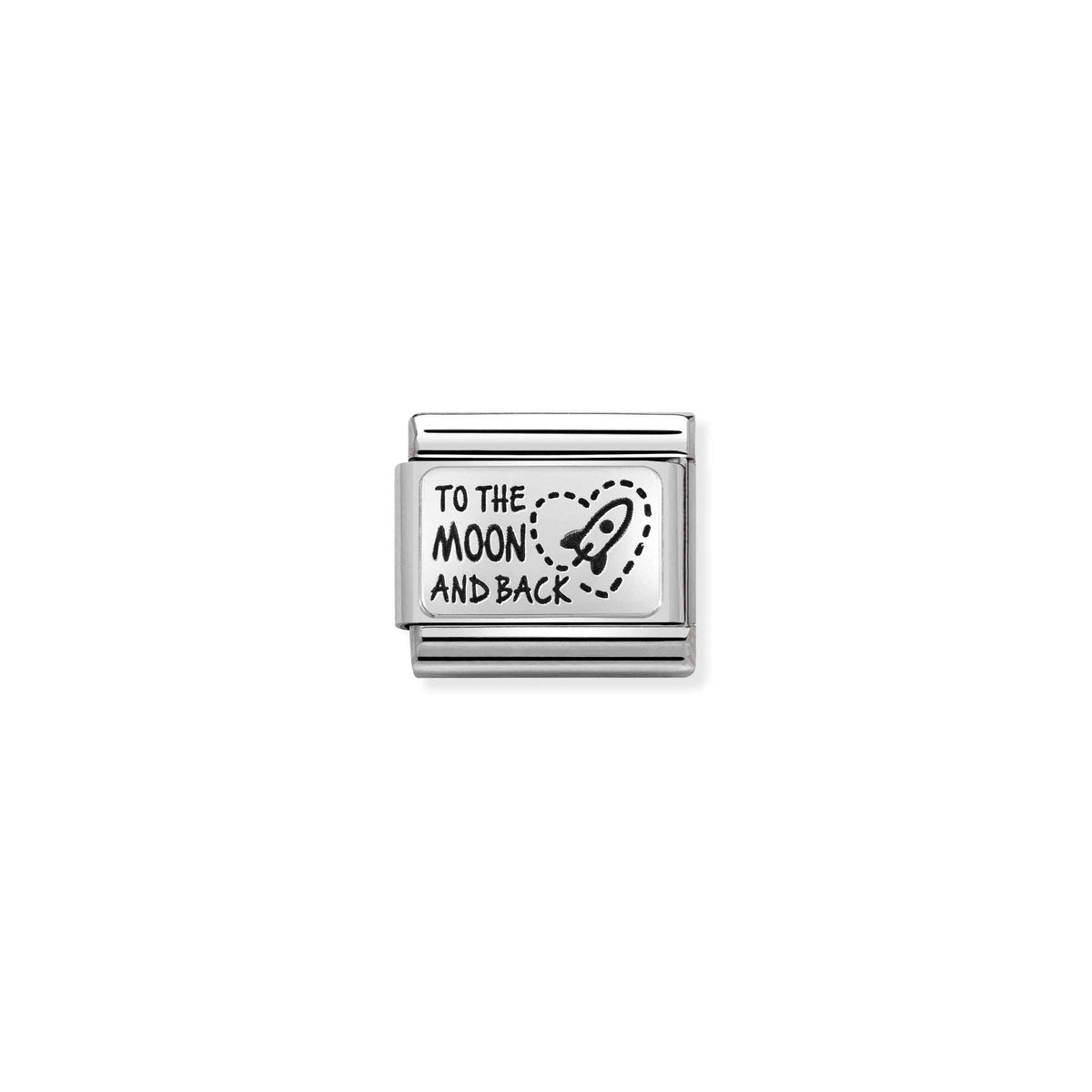 NOMINATION Composable Classic Link 330111/39 To The Moon and Back in 925 Silver