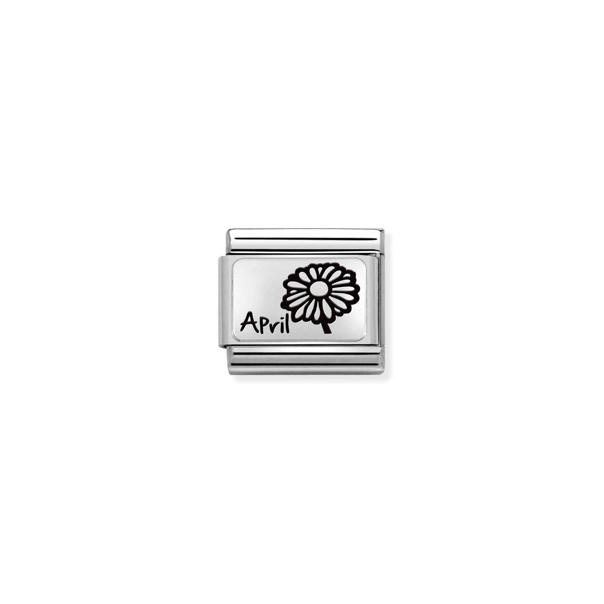 NOMINATION Composable Classic Link 330112/16 April Flower in 925 Silver