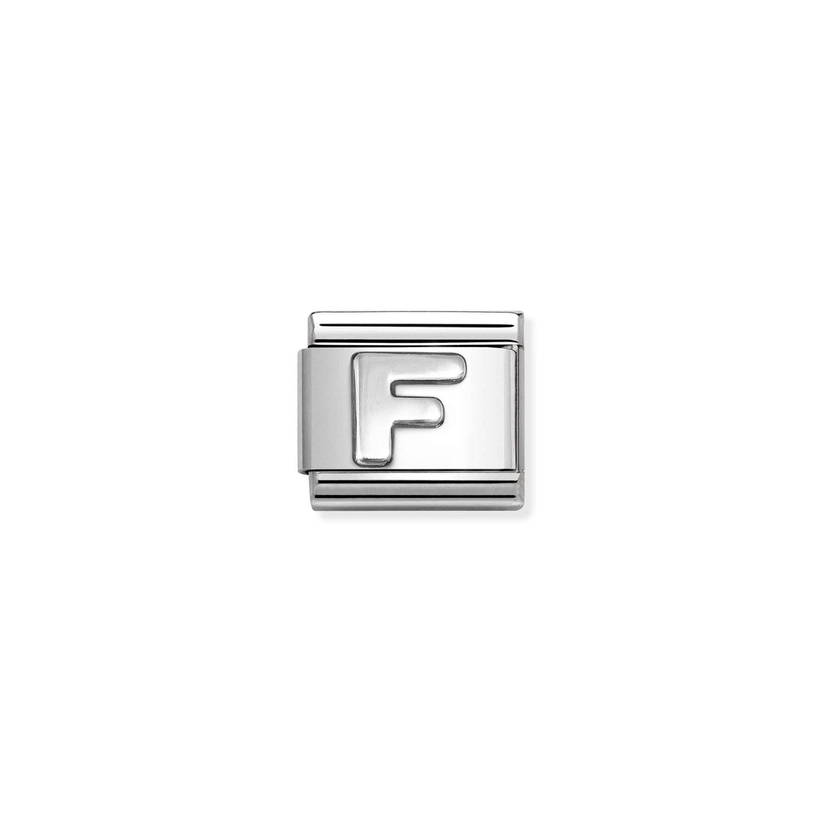 NOMINATION Composable Classic Link 330113/06 Letter F in 925 Silver