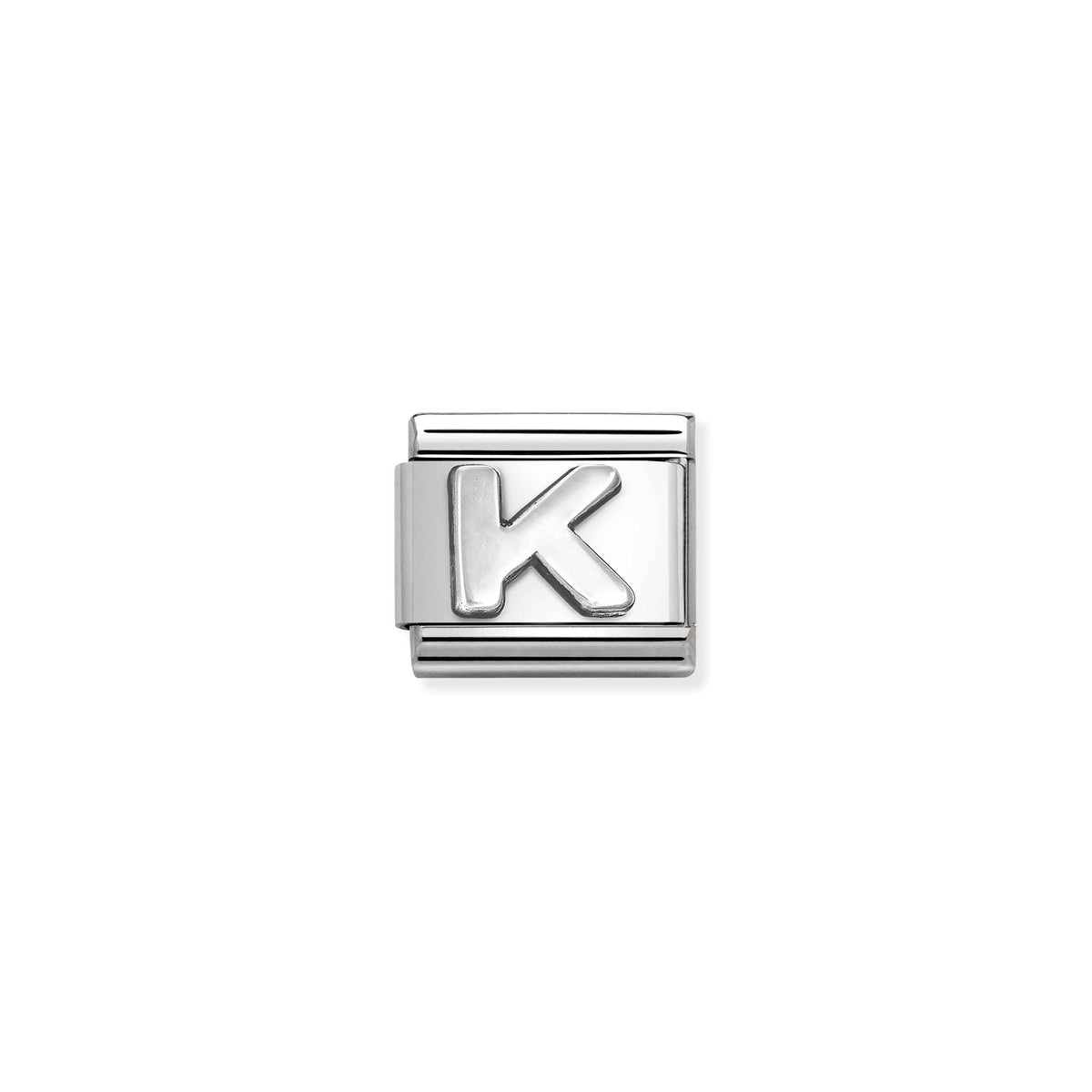 NOMINATION Composable Classic Link 330113/11 Letter K in 925 Silver