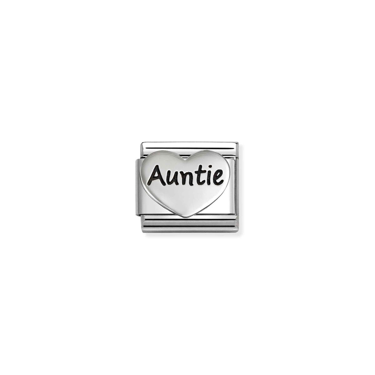 NOMINATION Composable Classic Link 330114/21 Auntie Heart in Silver