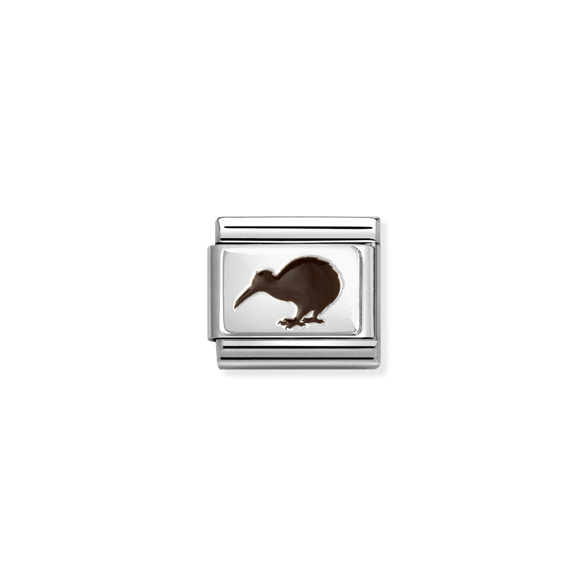 NOMINATION Composable Classic Link 330206/47 Kiwi in Enamel & 925 Silver