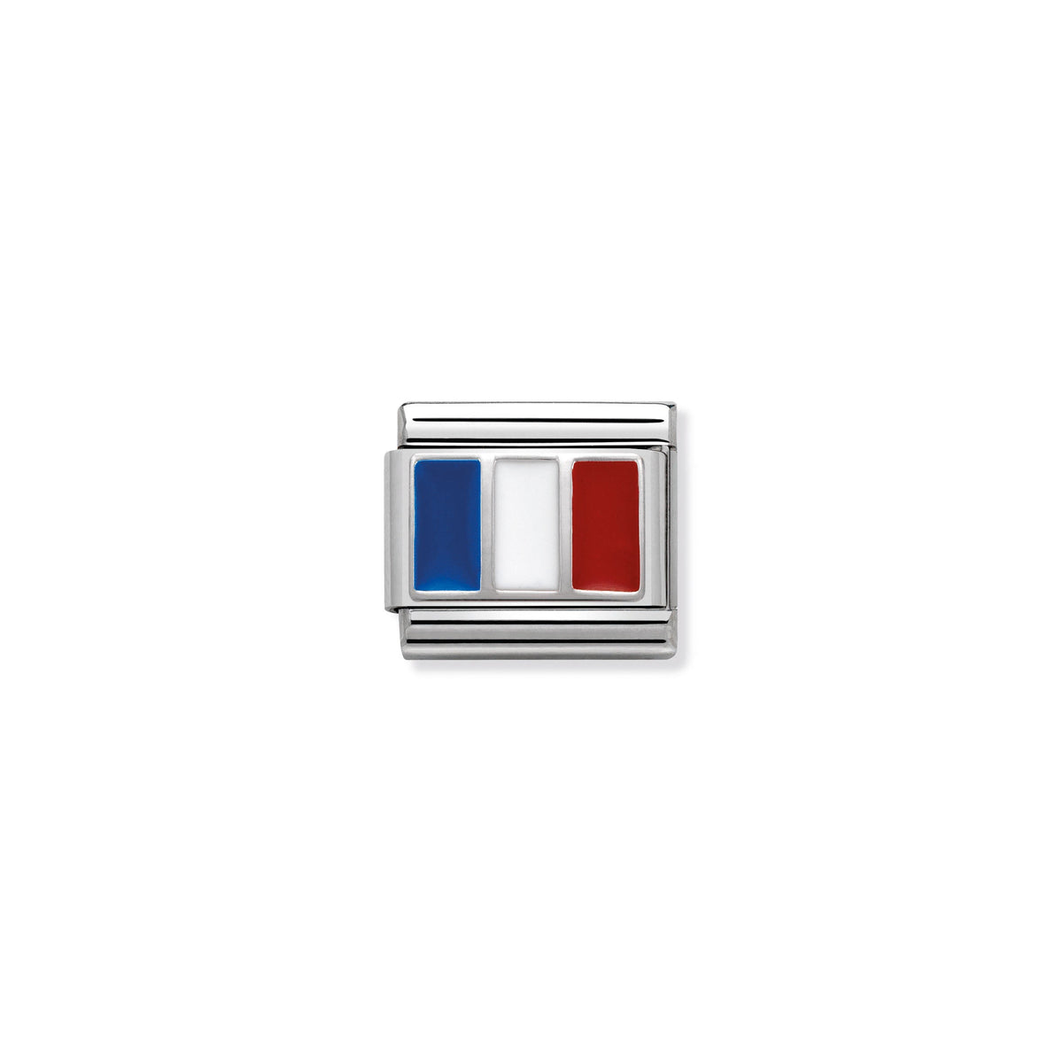 NOMINATION Composable Classic Link 330207/12 France in Enamel & 925 Silver