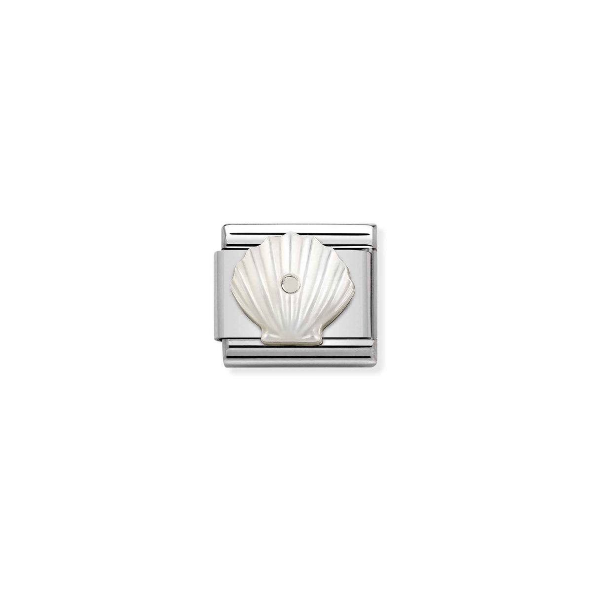 NOMINATION Composable Classic Link 330509/11 Shell with Mother of Pearl in 925 Silver