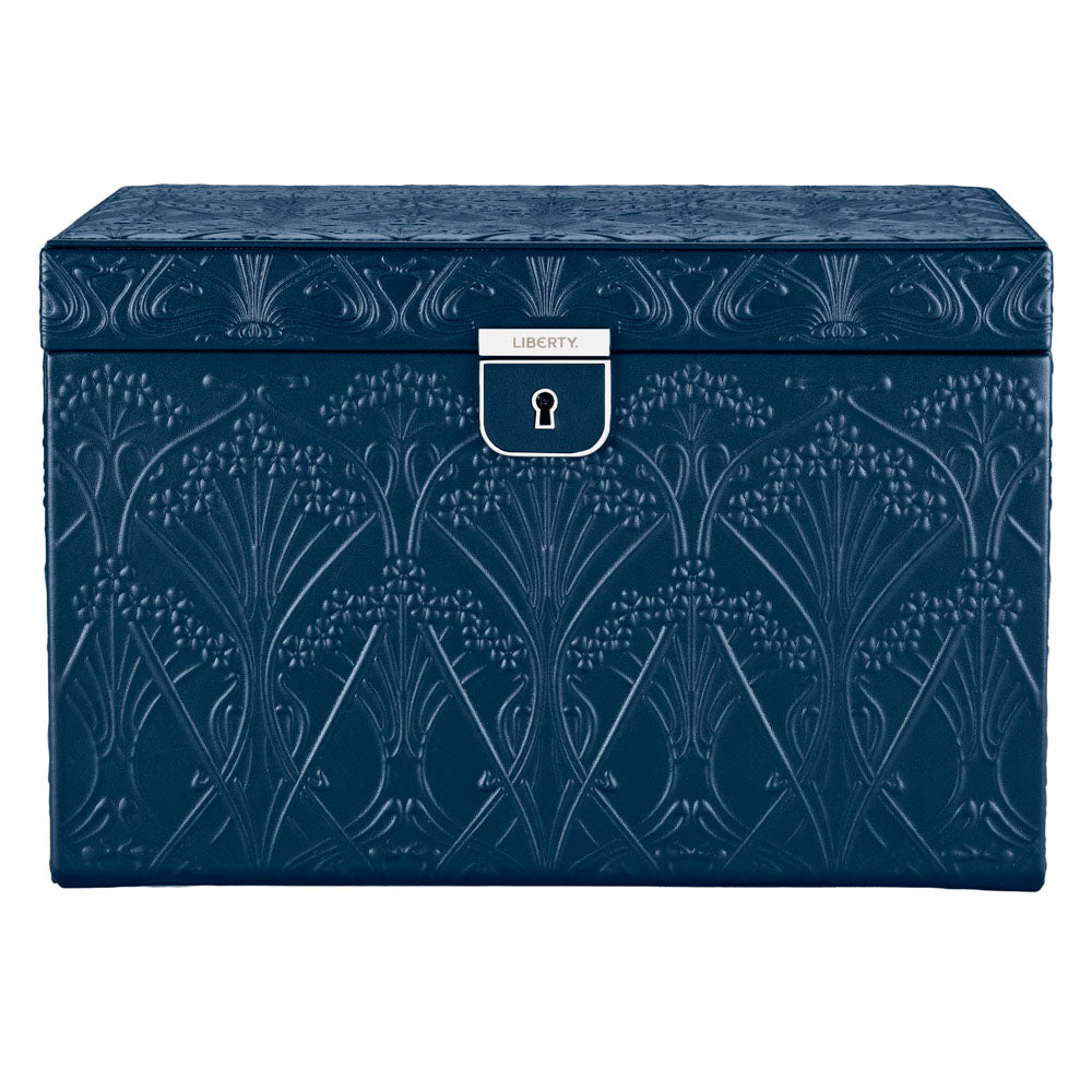 WOLF x Liberty Large Jewellery Box - Navy