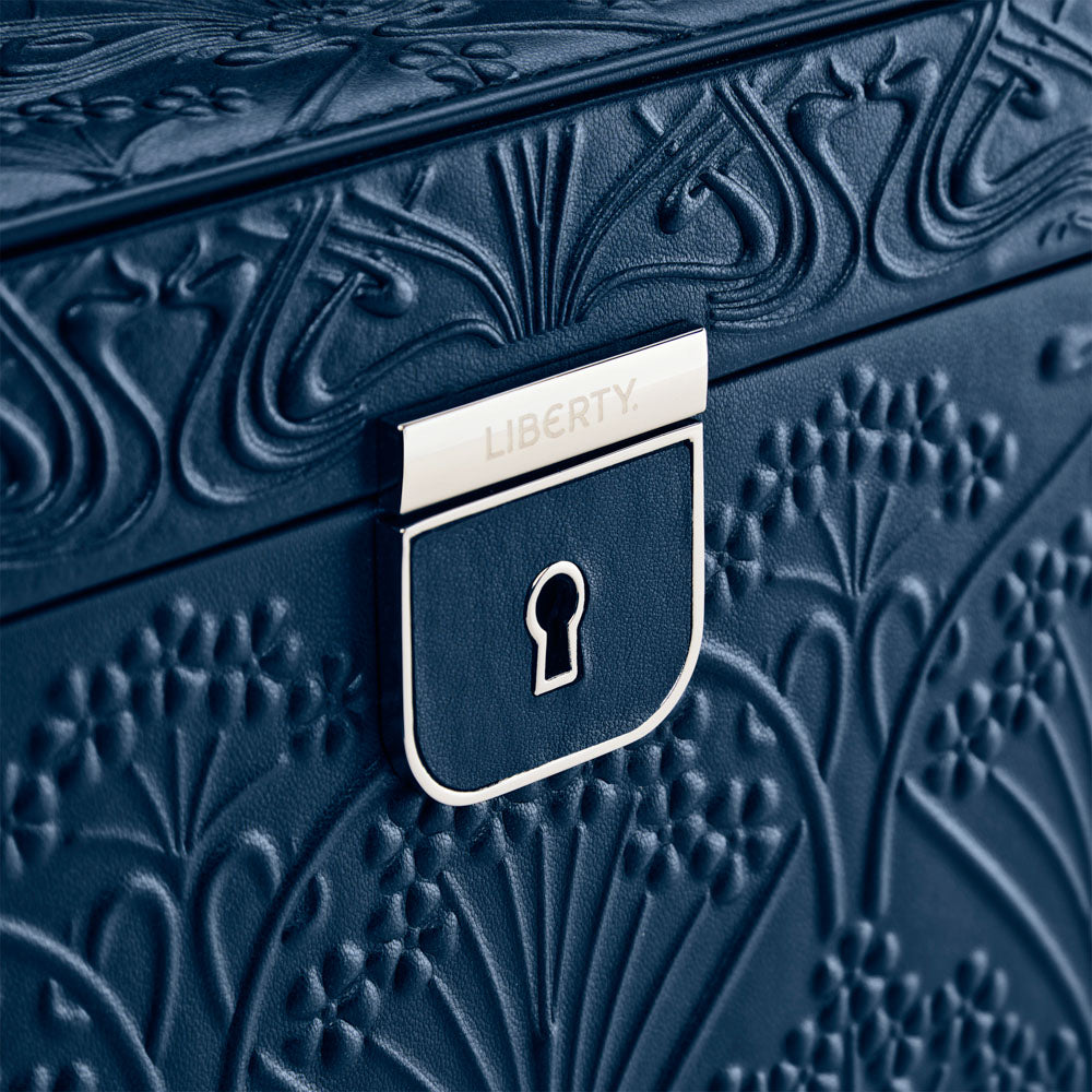 WOLF x Liberty Large Jewellery Box - Navy