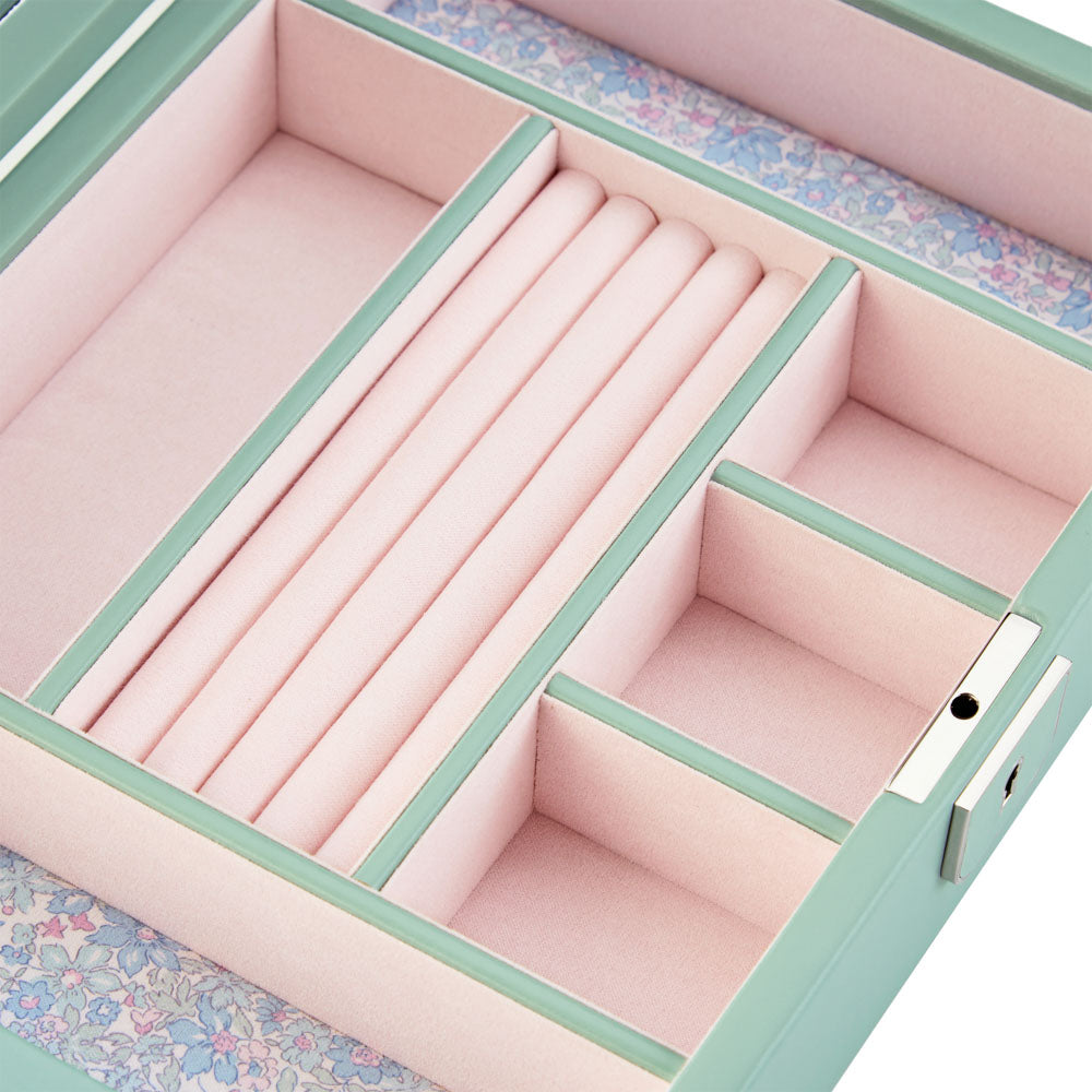 WOLF x Liberty Medium Jewellery Box - Sage