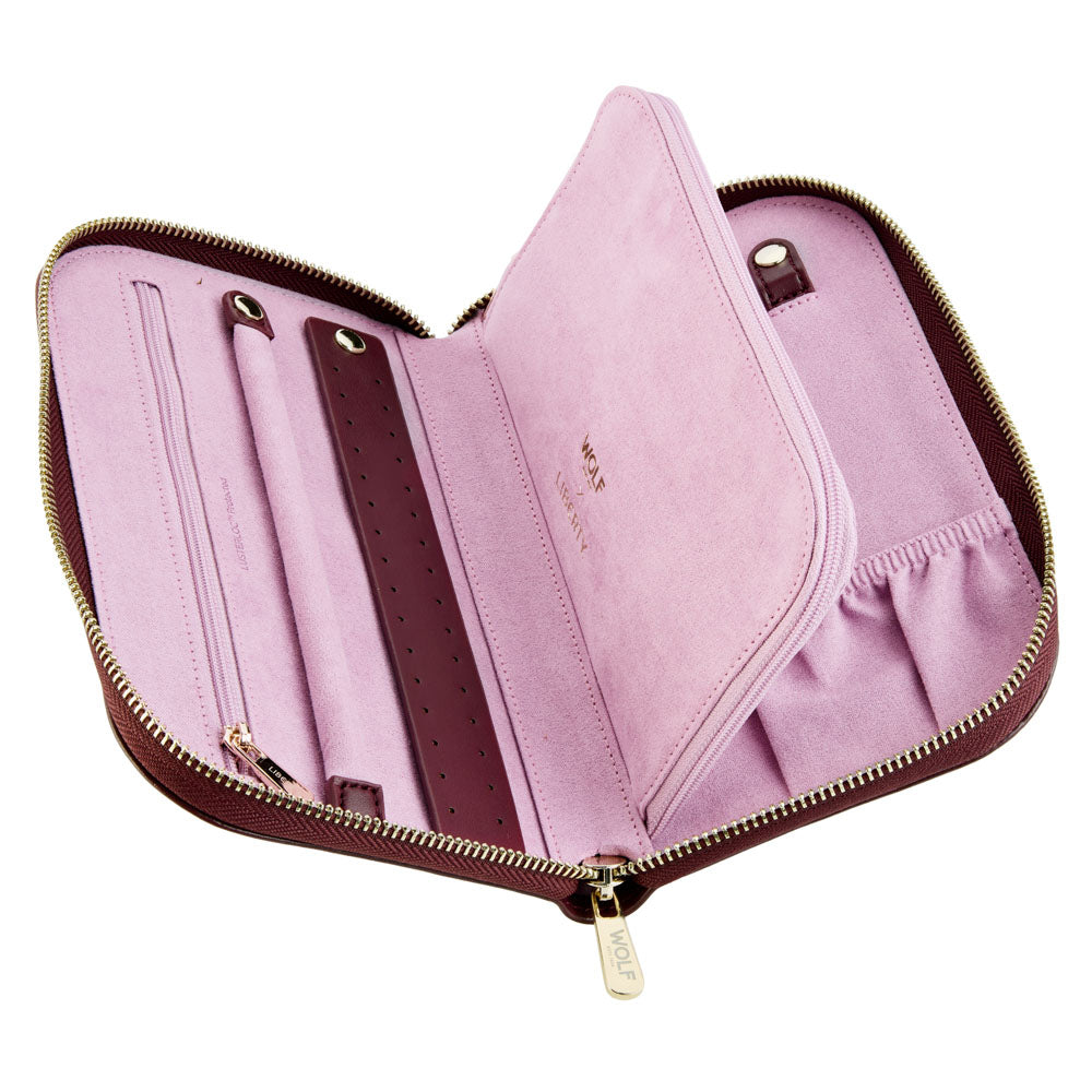WOLF x Liberty Travel Portfolio - Burgundy