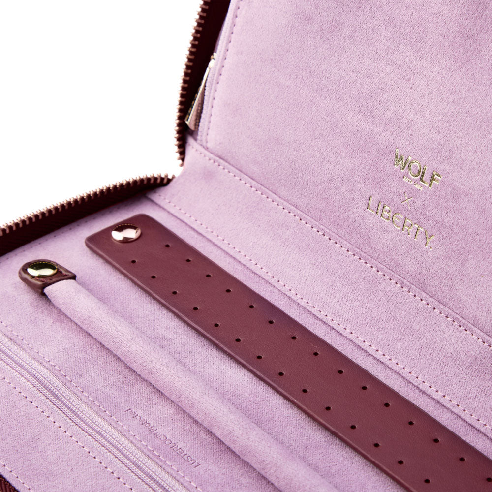 WOLF x Liberty Travel Portfolio - Burgundy