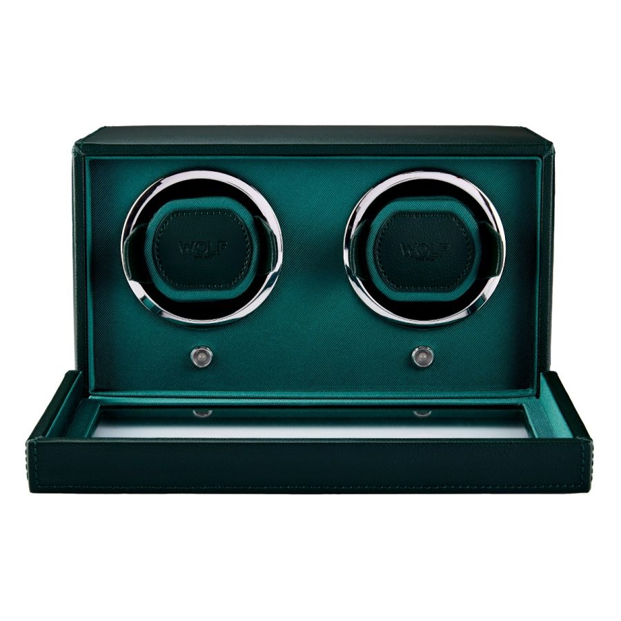 Cub Double Watch Winder with Cover
