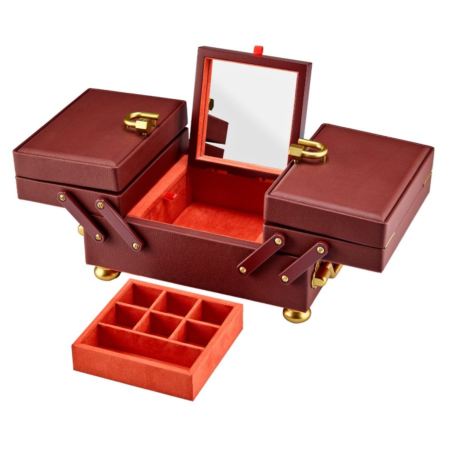 WOLF Marla Aaron Baby Everything Box Burgundy