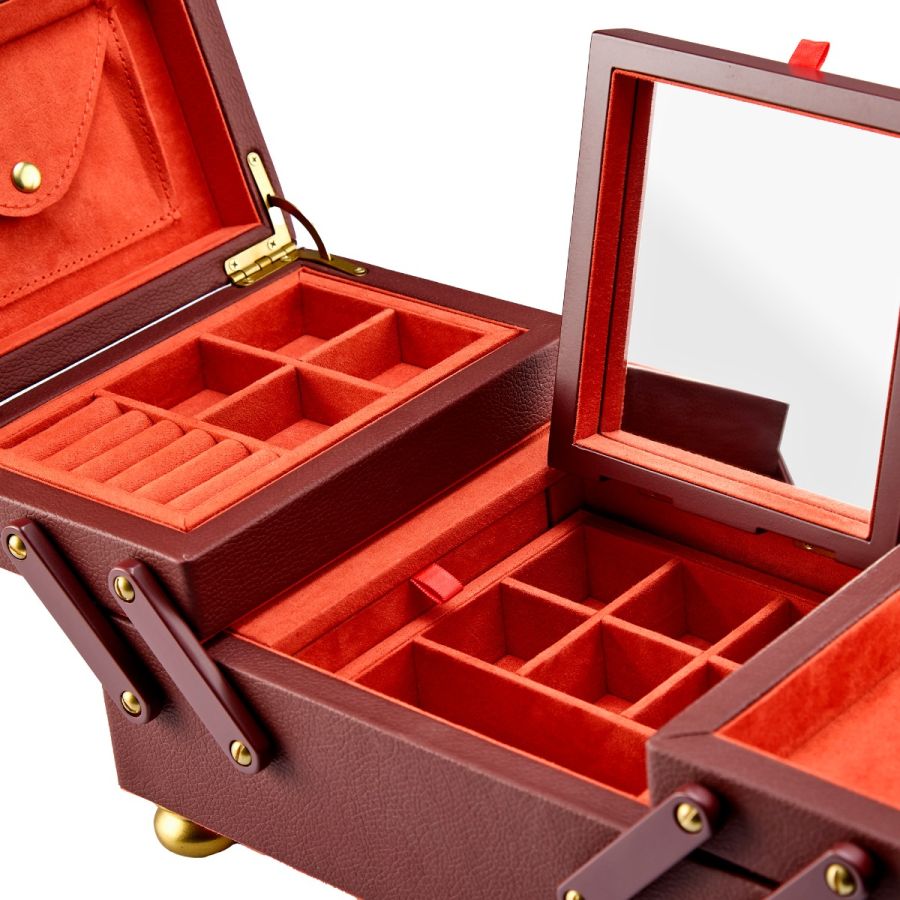 WOLF Marla Aaron Baby Everything Box Burgundy