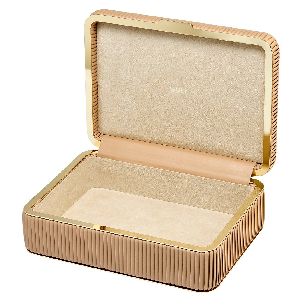 Wolf Bella Medium Jewellery Box Mocha