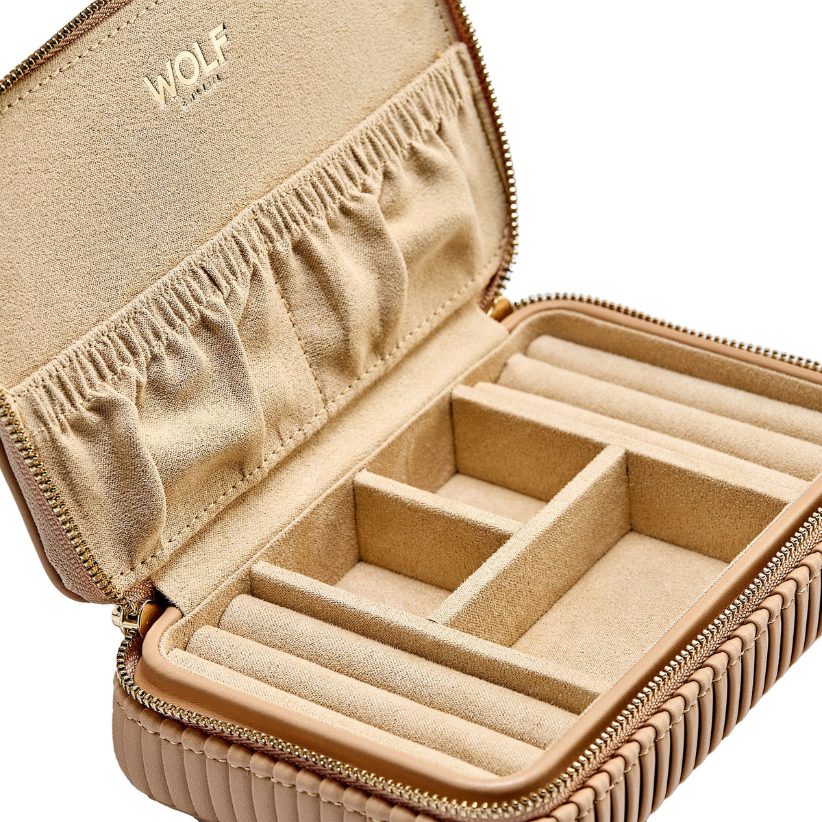Wolf Bella Travel Zip Case Mocha