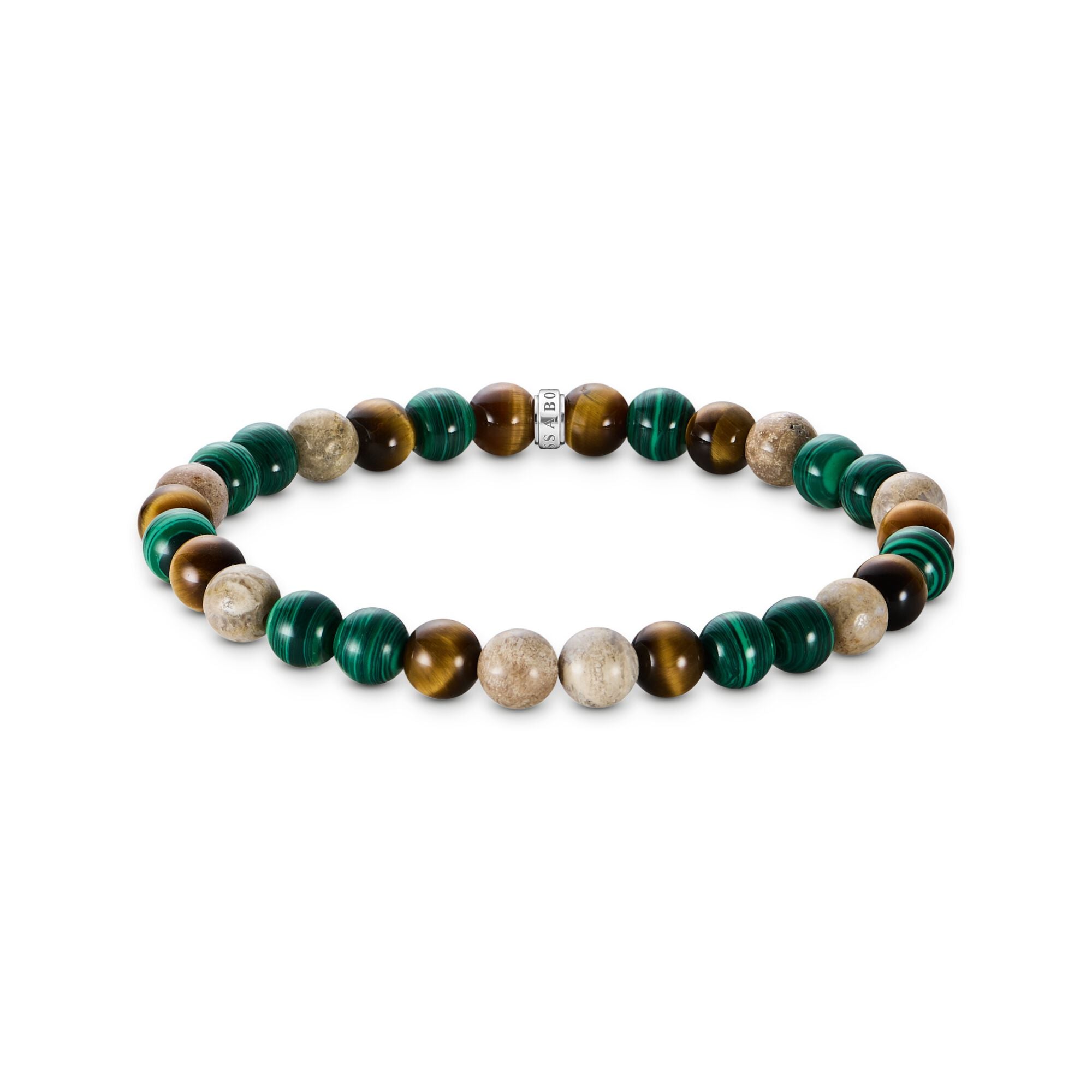 THOMAS SABO Bracelet with earth and green beads