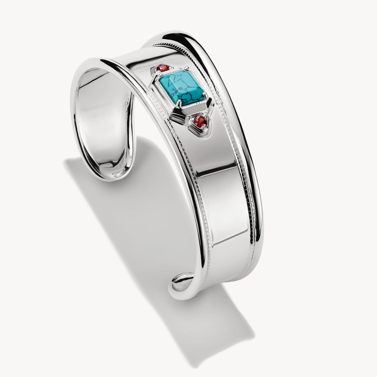 THOMAS SABO Elyndra Bangle with Turquoise Stone