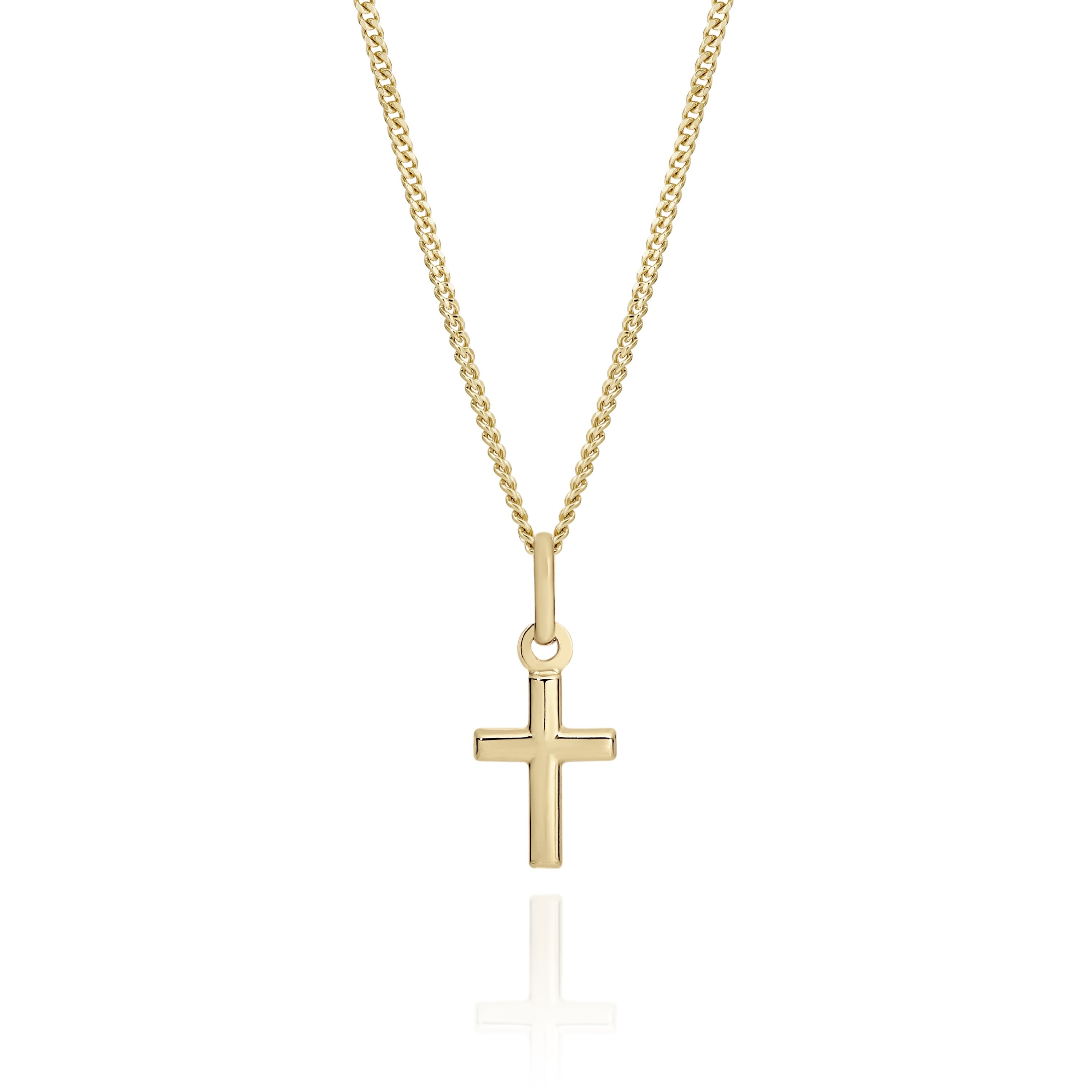 9ct gold cross pendant