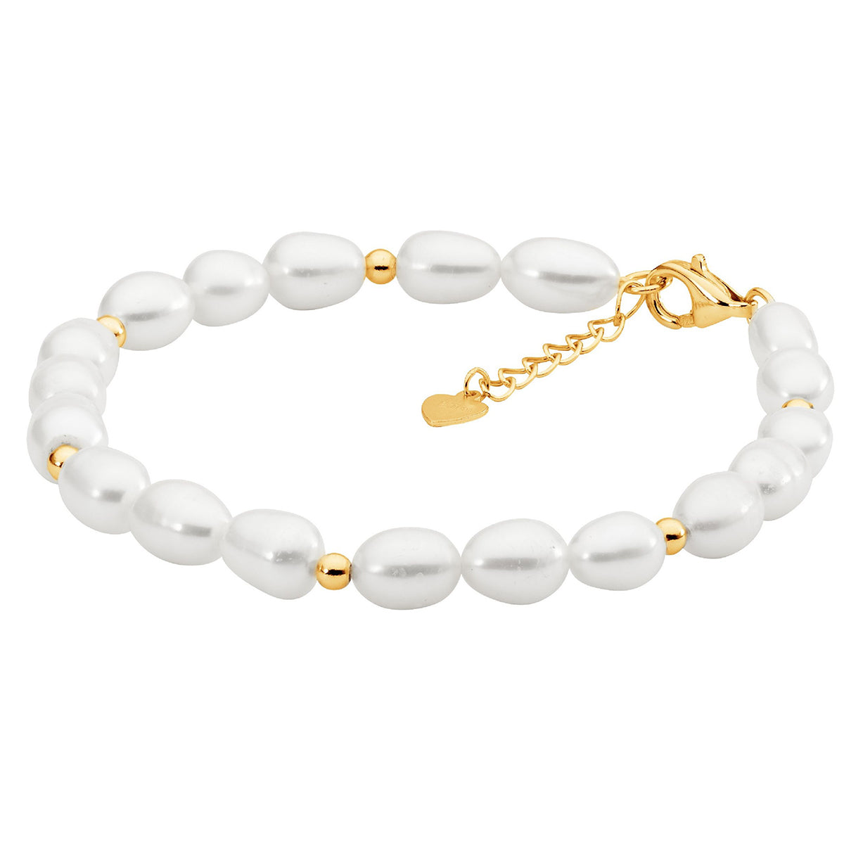 Sterling Silver Pearl Bracelet