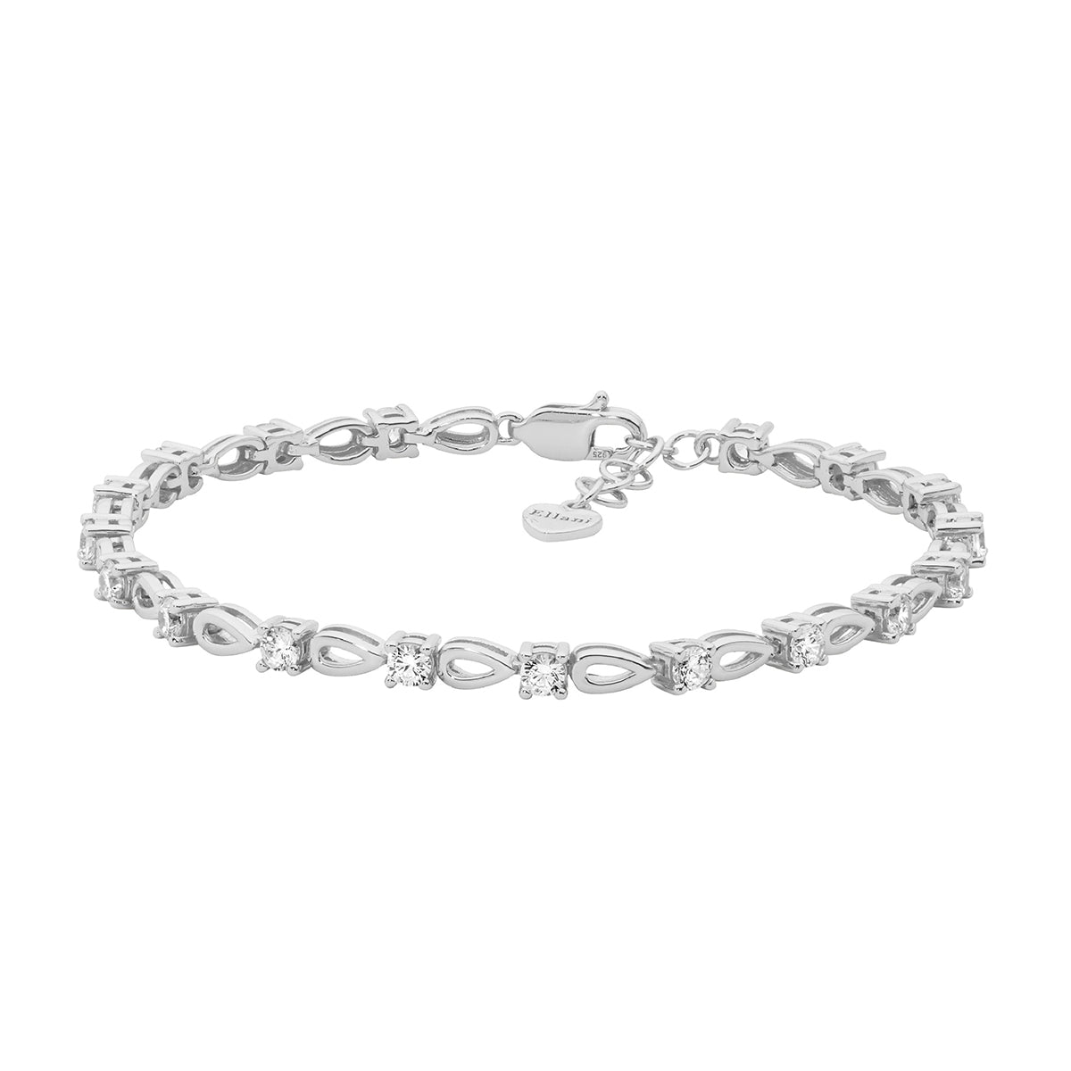 Sterling Silver Cubic Zirconia Bracelet