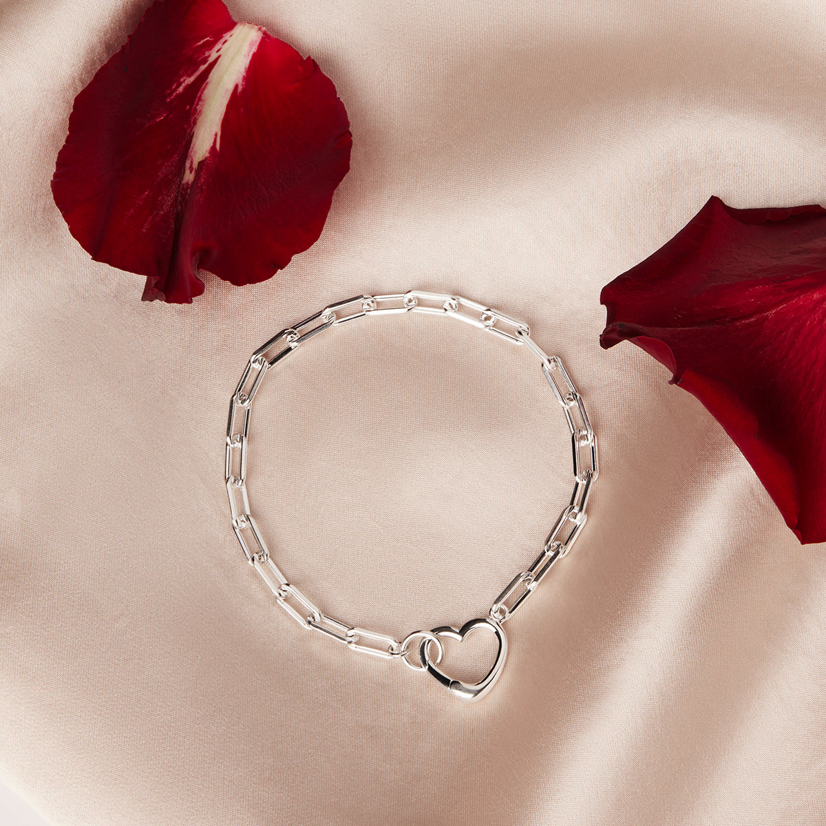 NAJO Cuore Chain Link Bracelet (19cm)