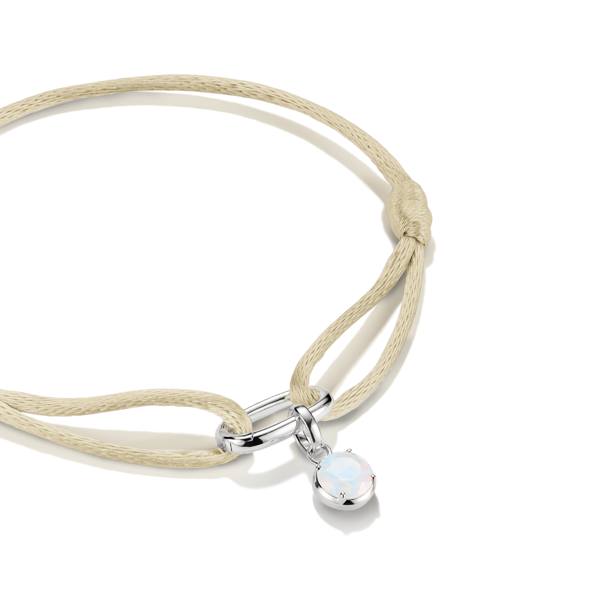 THOMAS SABO Connect Textile Bracelet Beige