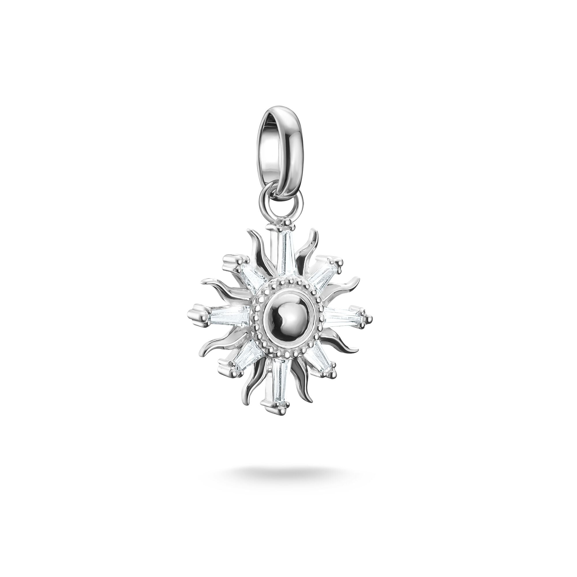 THOMAS SABO Connect Charm sun with stones silver