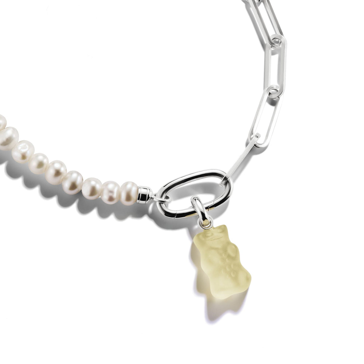 THOMAS SABO Connect Charm Goldbear in white