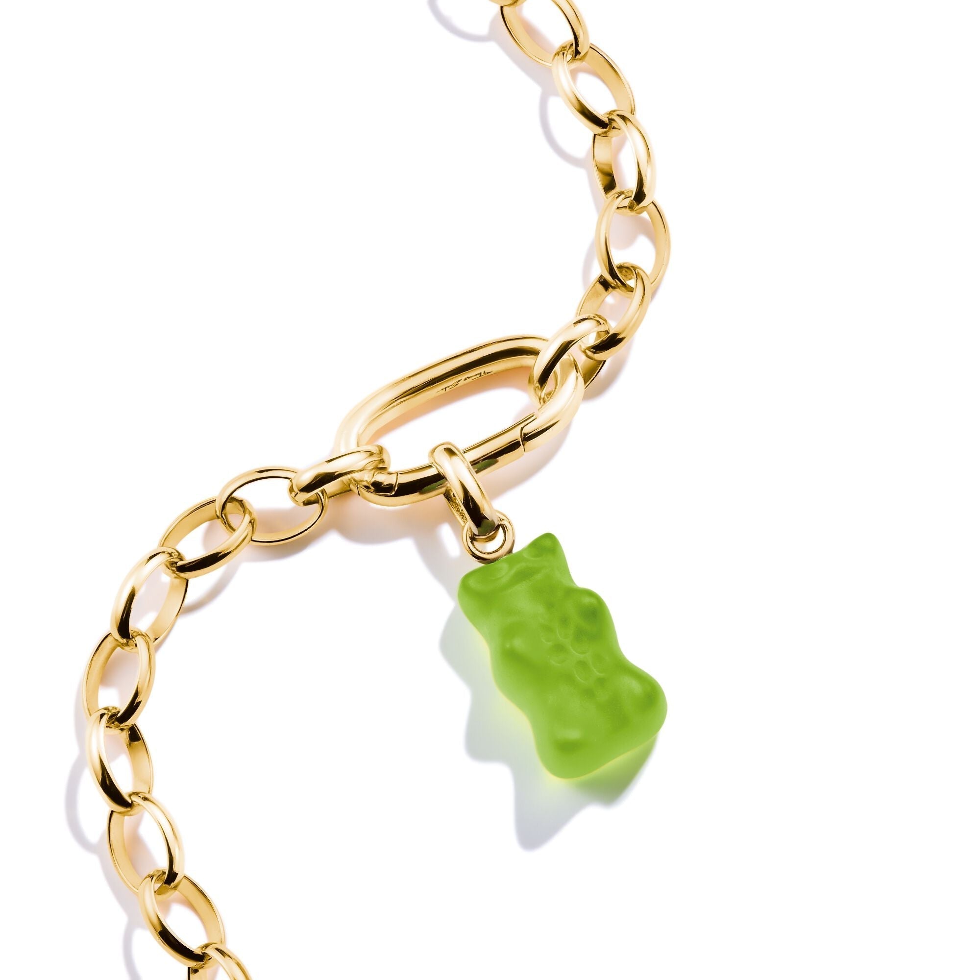 THOMAS SABO Connect Charm Goldbear in green