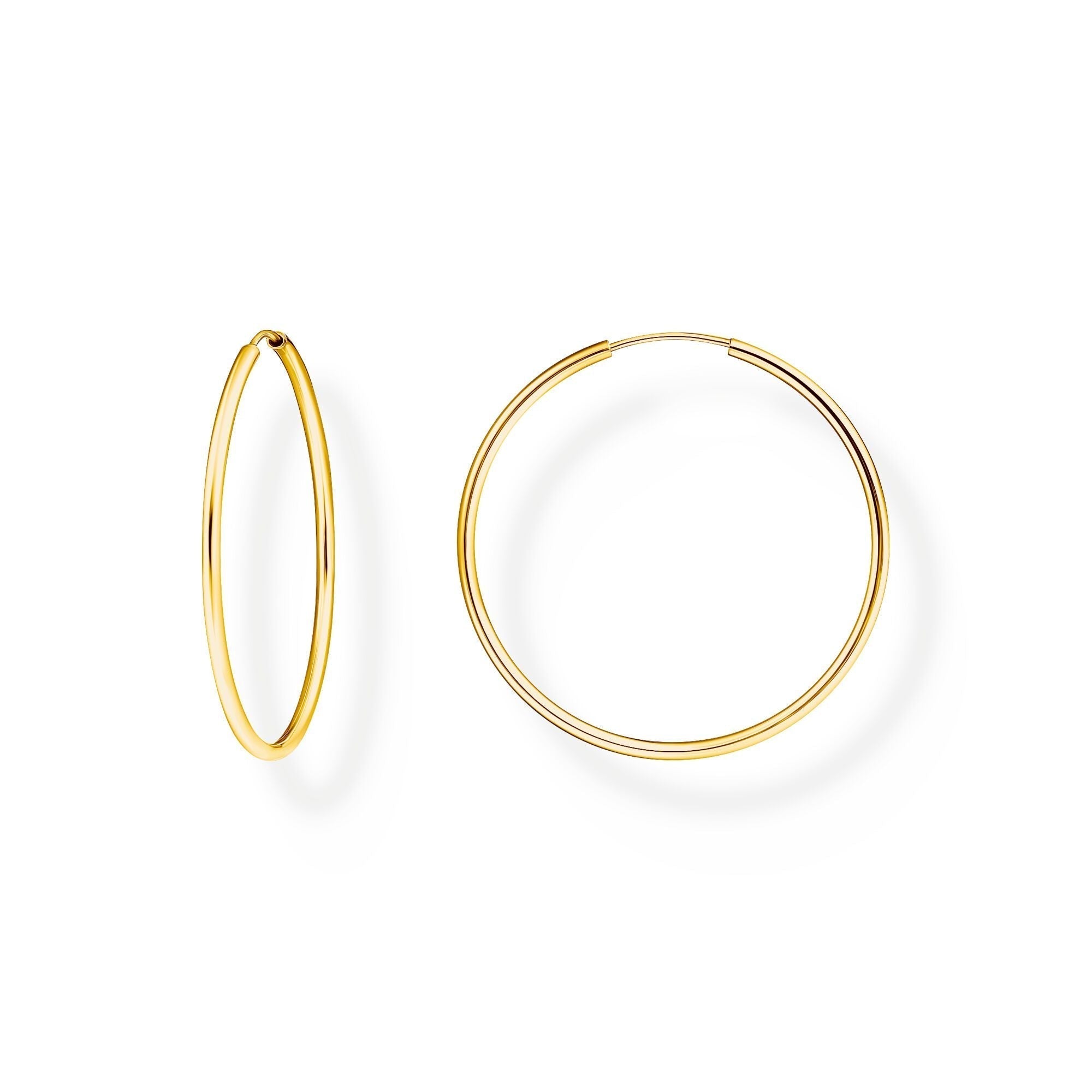 THOMAS SABO Medium Hoop Earrings Gold Plated