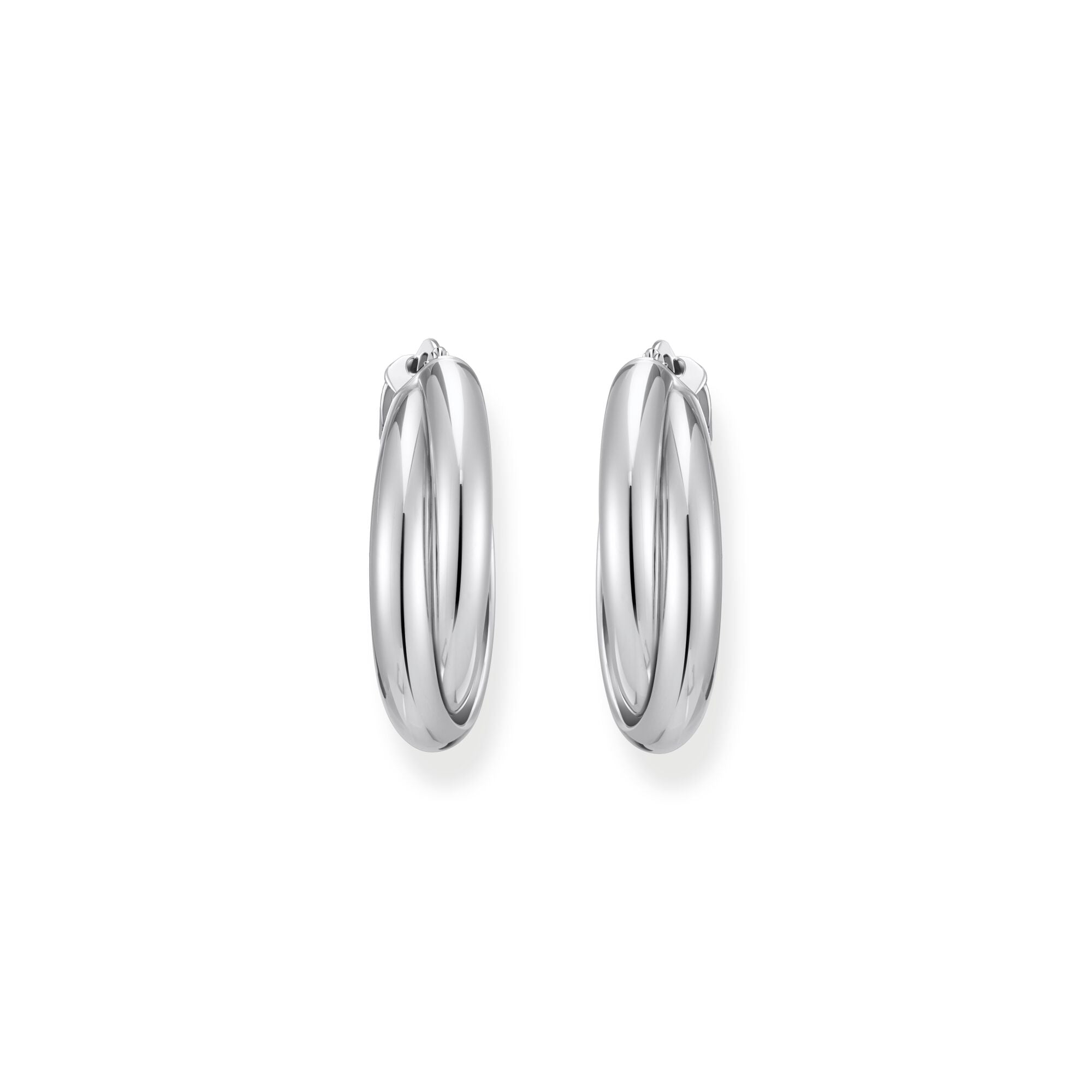 THOMAS SABO Hoop earrings intertwined design silver