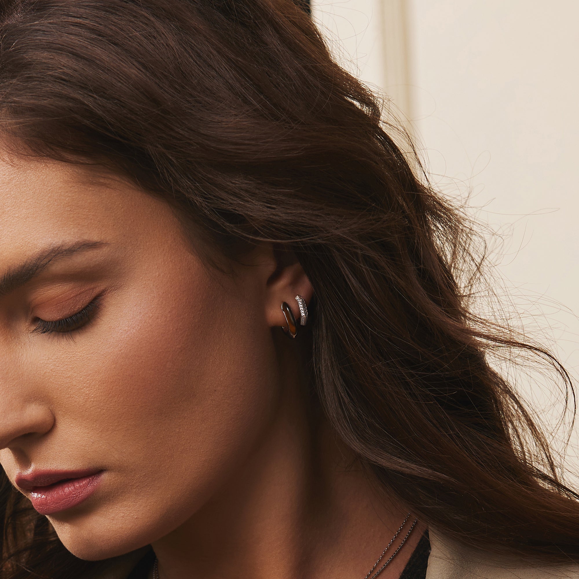 Ania Haie Silver Flat S Link Chain Necklace