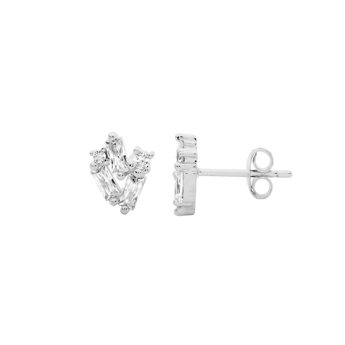 Sterling Silver Cubic Zirconia Earrings