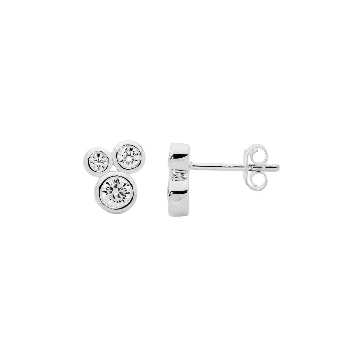 Sterling Silver Cubic Zirconia Earrings