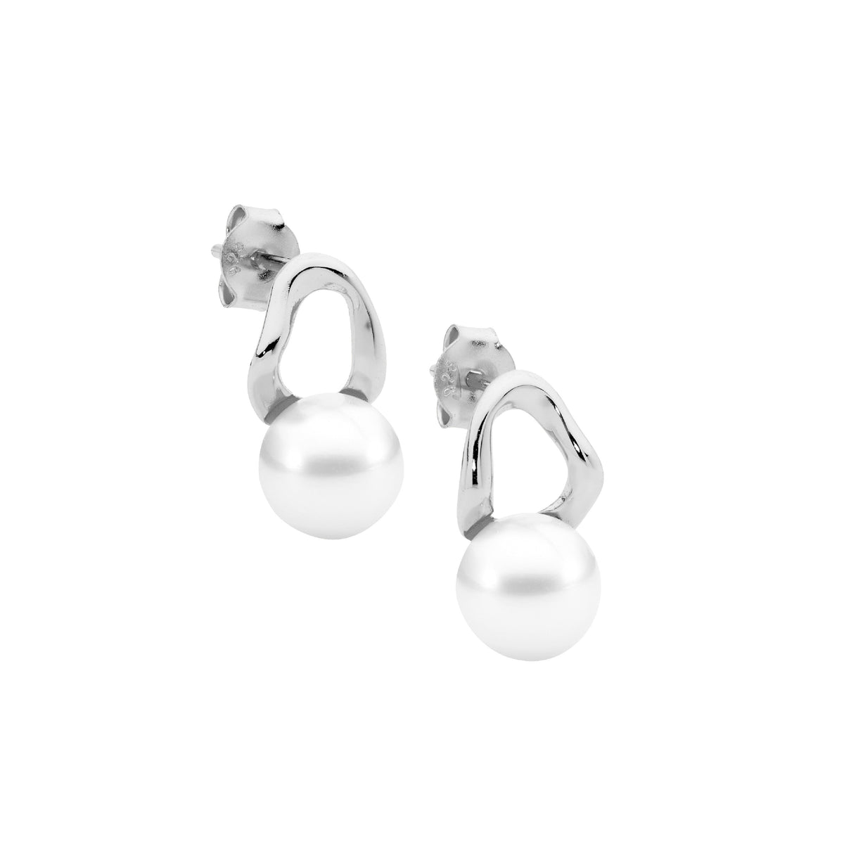 Sterling Silver Pearl Earrings