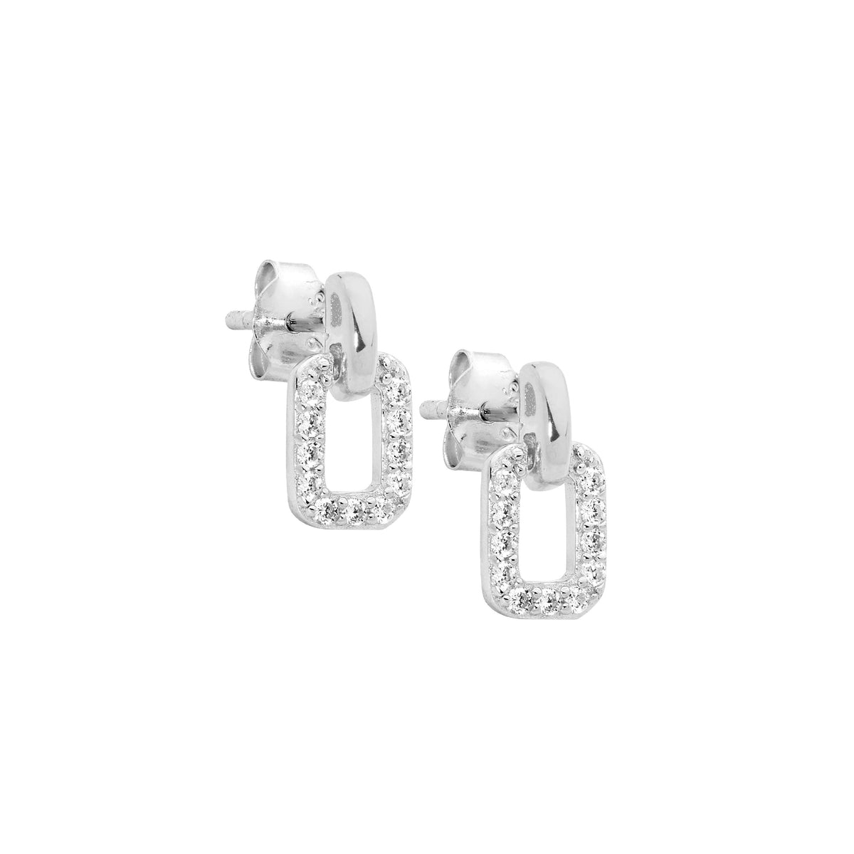 Sterling Silver Cubic Zirconia Earrings