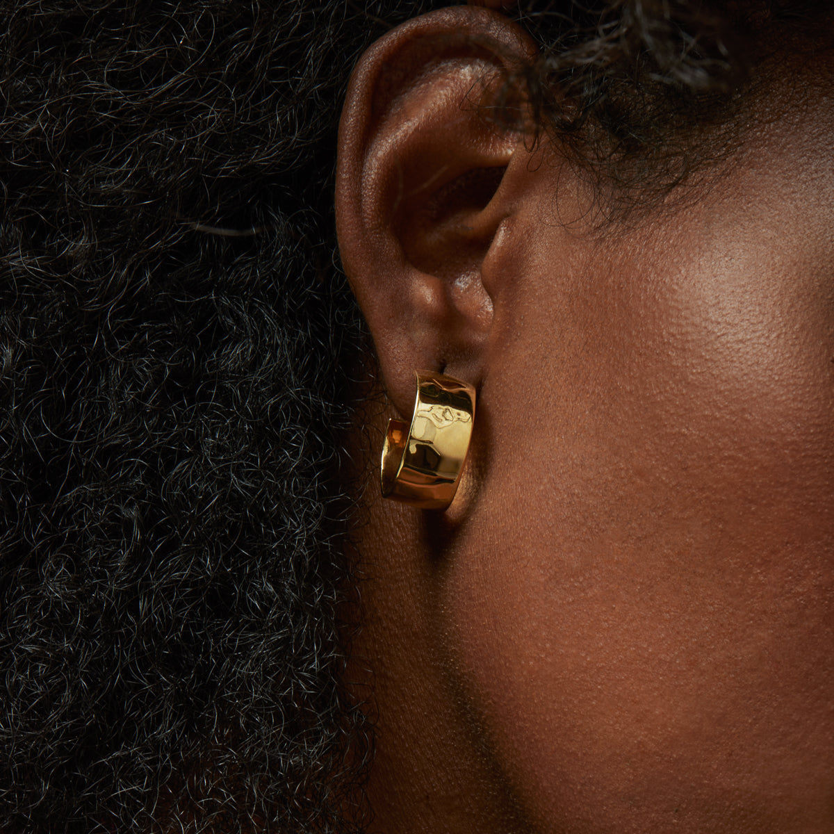 NAJO La Dolce Vita Yellow Gold Hoop Earrings