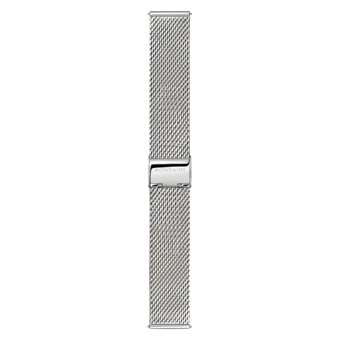 Mondaine Doppio Stainless Steel 41mm Watch - MLE.41210.SM