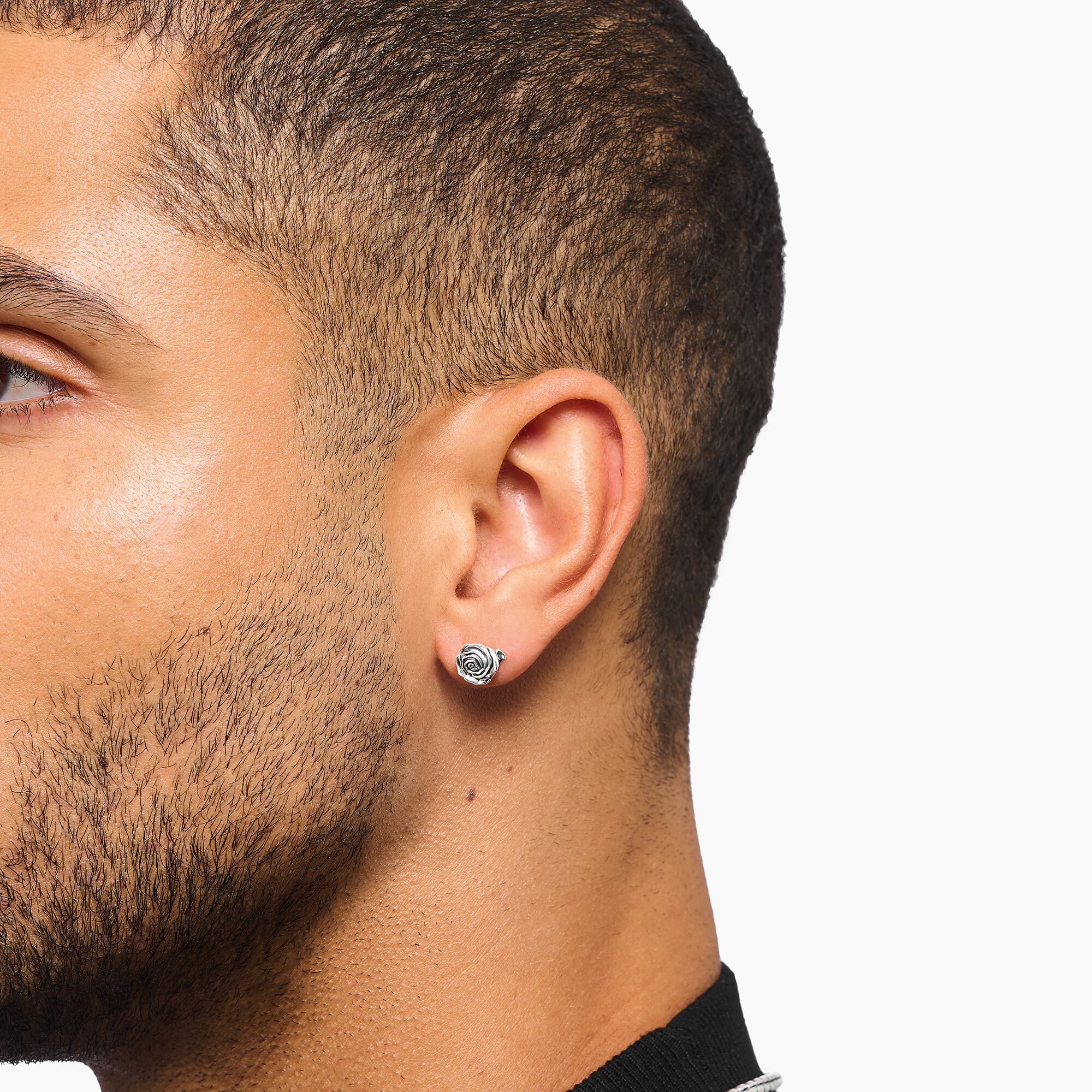 THOMAS SABO Midnight Rose ear studs