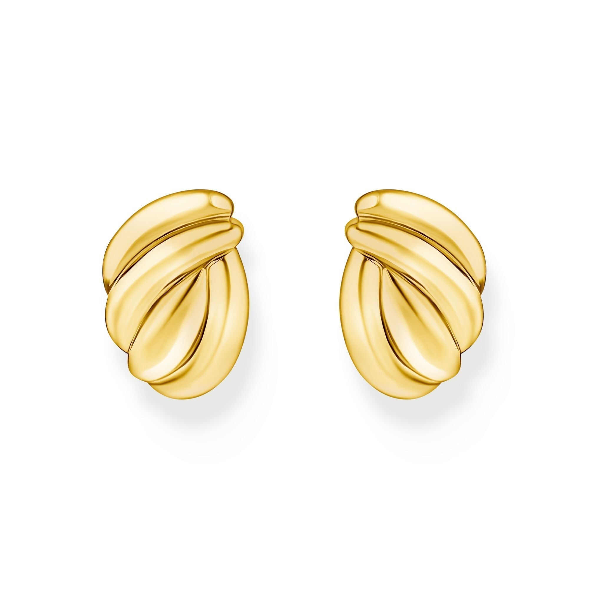 THOMAS SABO Organic shapes ear studs looped