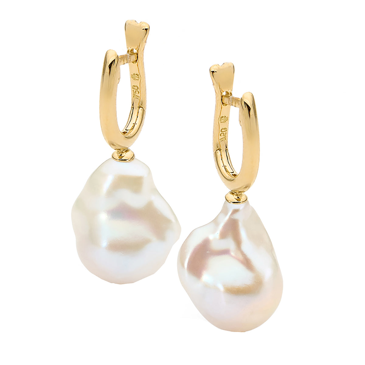 9ct Yellow Gold Alessia Huggie Earrings