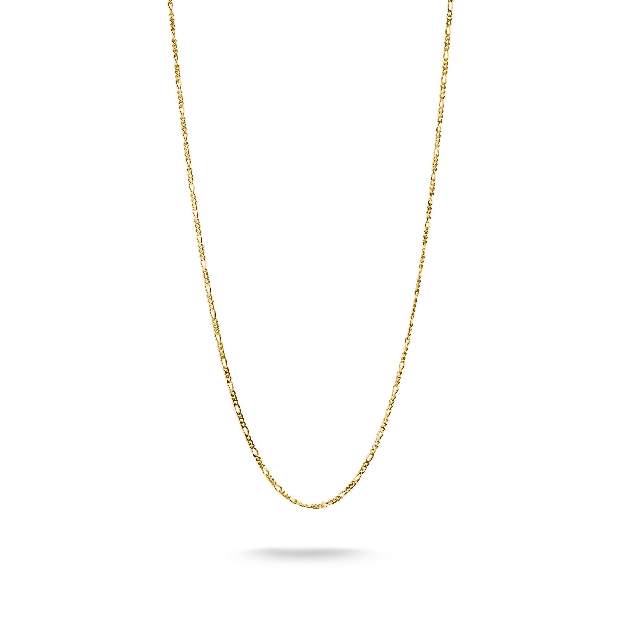 THOMAS SABO Charm necklace Figaro design Gold