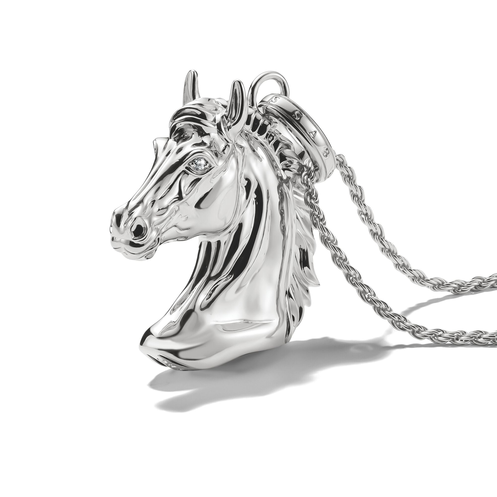 THOMAS SABO Horse Head Necklace with Zirconia