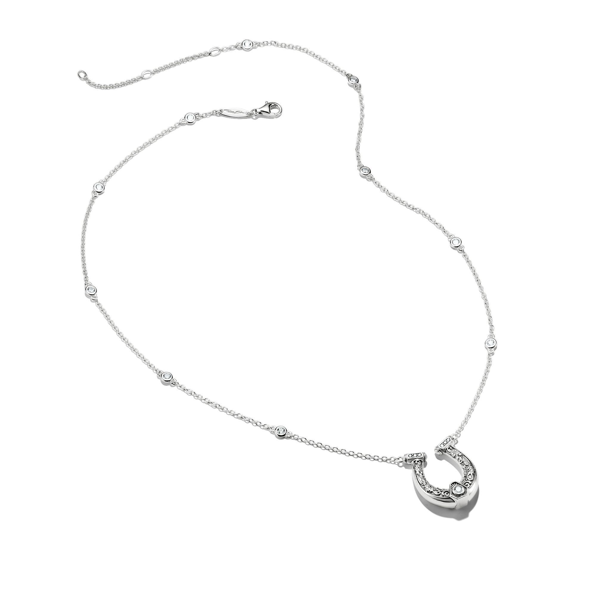 THOMAS SABO Horseshoe Necklace with Zirconia