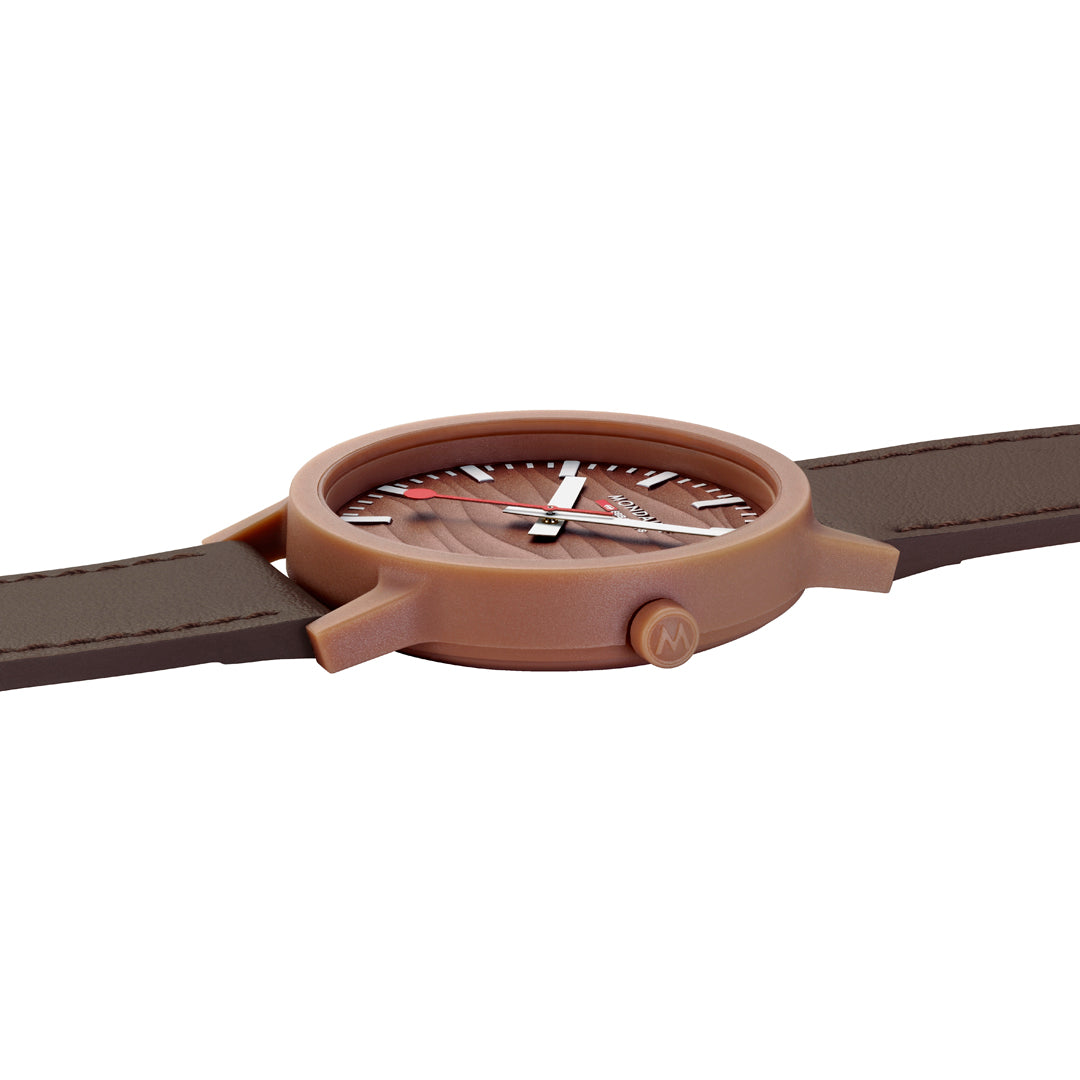 Mondaine Limited Edition Essence Mocha 41mm Watch - MS1.41170.LTV