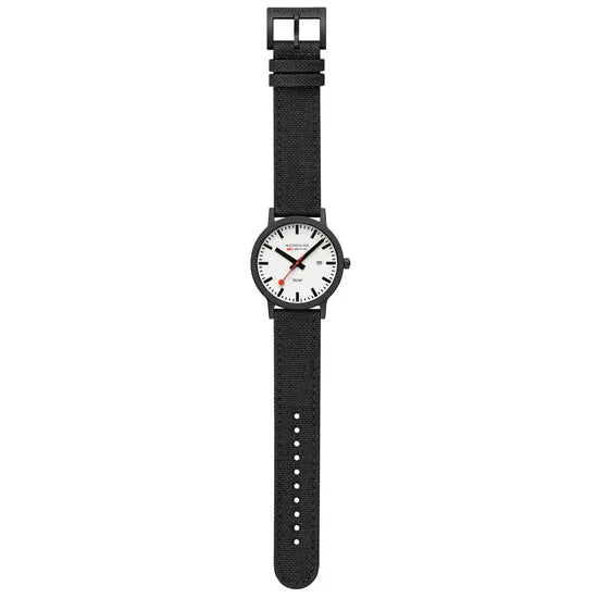 Mondaine Essence Solar Black 41mm Watch - MS1.41910.LB