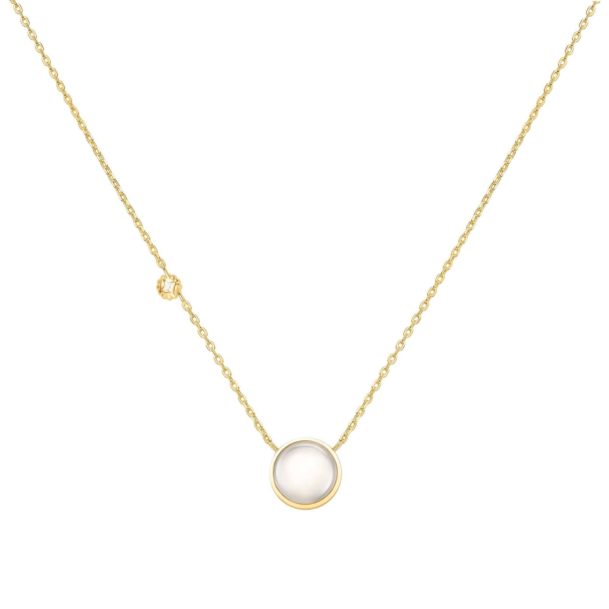 Ania Haie Gold Starry Mother of Pearl Necklace